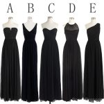 Mismatched Styles Chiffon Floor-Length Formal Long Bridesmaid Dresses, WG187