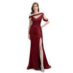 Mismatched Burgundy Mermaid Cheap Bridesmaid Dresses Online, WG813 - Image 6