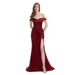 Mismatched Burgundy Mermaid Cheap Bridesmaid Dresses Online, WG813 - Image 7