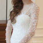Affordable Custom Made Mermaid Long Sleeve Lace Wedding Dresses, WD0092 - Image 5