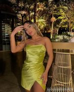 Sexy Green One Shoulder Mini Short Prom Homecoming Dresses Tight,Party Dress,CM1015 - Image 2