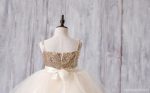 Gold Sequin Top Tulle Flower Girl Dresses, Lovely Tutu Dresses for Little Girl, FG052 - Image 2