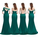 Mismatched African Mermaid Cheap Long Champagne Gold Bridesmaid Dresses Online, WG823 - Image 6