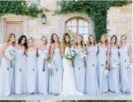 Mismatched Blue Chiffon Floor Length Cheap Long Bridesmaid Dresses, WG565 - Image 3