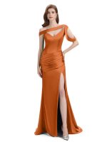 Unique Mismatched Burnt Orange Mermaid Cheap Bridesmaid Dresses Online, WG933 - Image 2