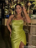 Sexy Green One Shoulder Mini Short Prom Homecoming Dresses Tight,Party Dress,CM1015