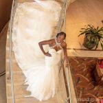 Halter Sexy See Through Lace Mermaid Wedding Dresses, Mermaid Wedding Gown, WD697 - Image 2