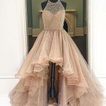 High Low Evening Prom Dresses, Custom Long Prom Dresses, Cheap Formal Prom Dresses, 17060