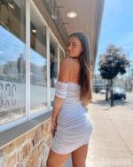Sexy White Mini Short Prom Tight Homecoming Dresses,Party Dress,CM999 - Image 2