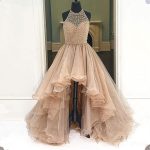 High Low Evening Prom Dresses, Custom Long Prom Dresses, Cheap Formal Prom Dresses, 17060 - Image 2